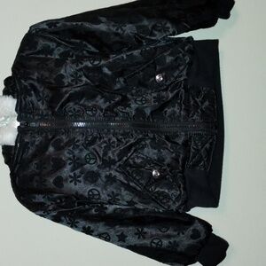 2t Black Soft Coat